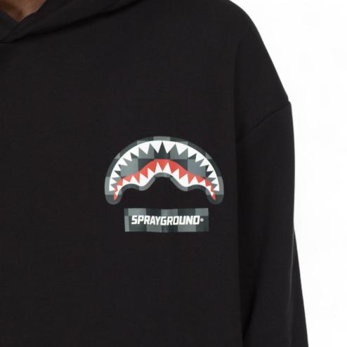 Sprayground felpa checkered shark