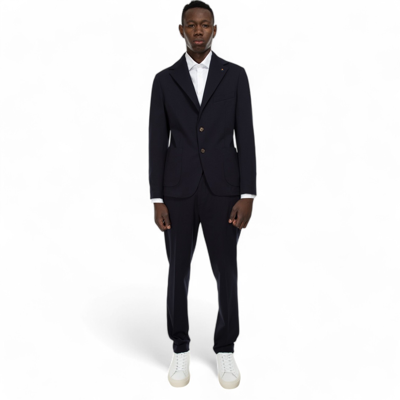Outfit pantalone blu