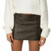 Glamorous minigonna ecopelle marrone