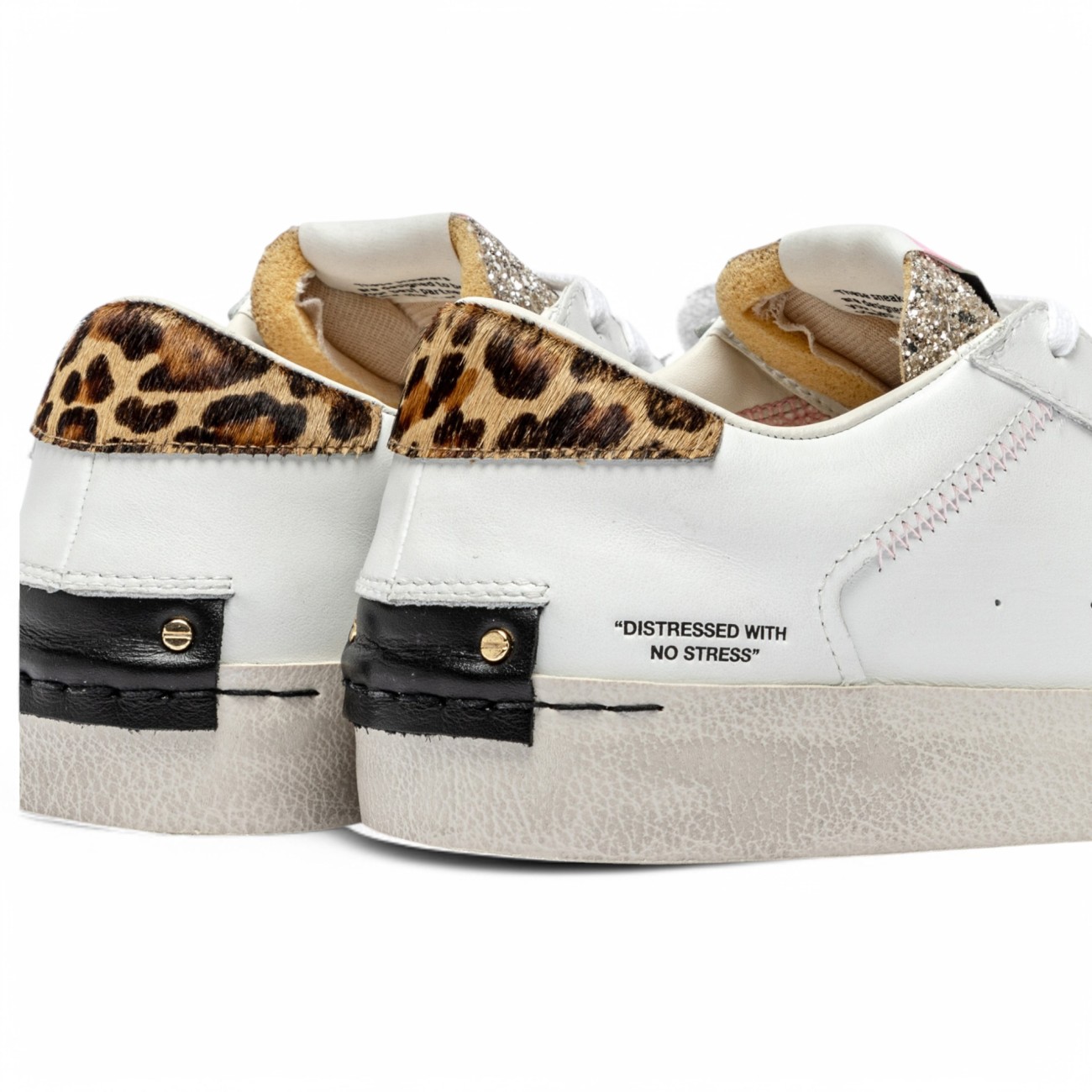 Crime London woman sneakers withe