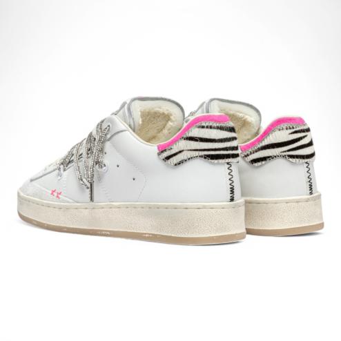 Crime London sneakers donna Fierce bianco