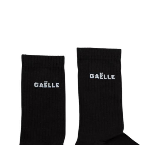 Gaelle calzini neri spugna logo