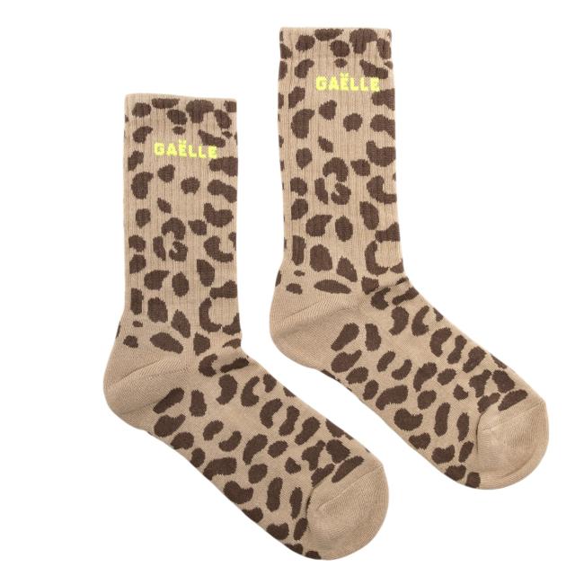 Gaelle calzini spugna beige maculati