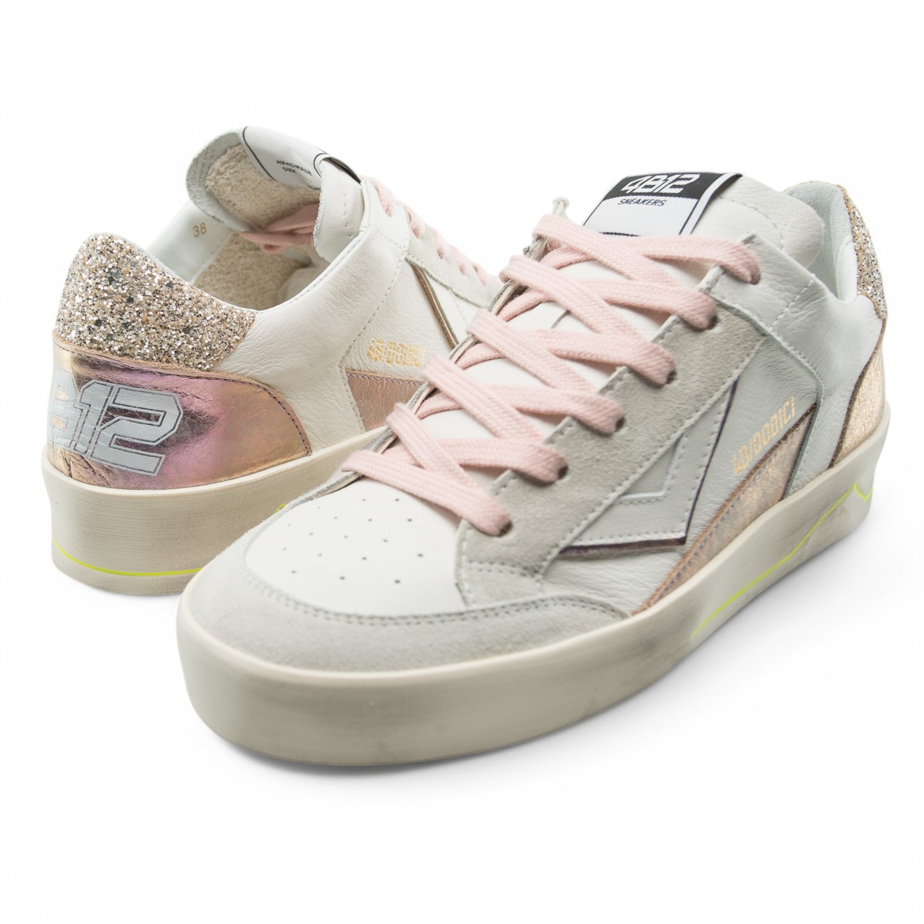 4B12 sneakers Kyle white pink
