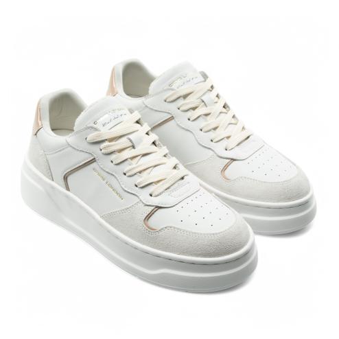 Crime London sneakers platform Magnetic bianco