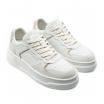 Crime London sneakers platform Magnetic bianco