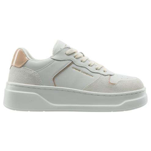 Crime London sneakers platform Magnetic bianco