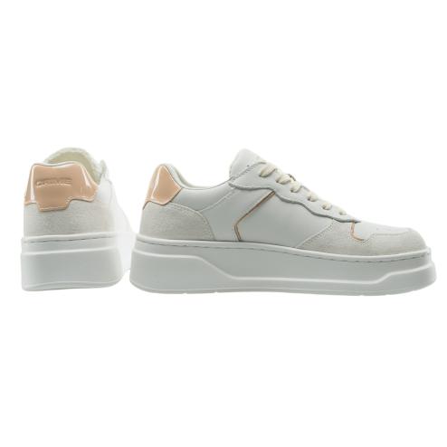 Crime London sneakers platform Magnetic bianco