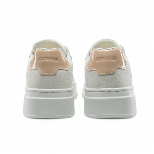 Crime London sneakers platform Magnetic bianco