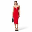 Pinko abito longuette rosso