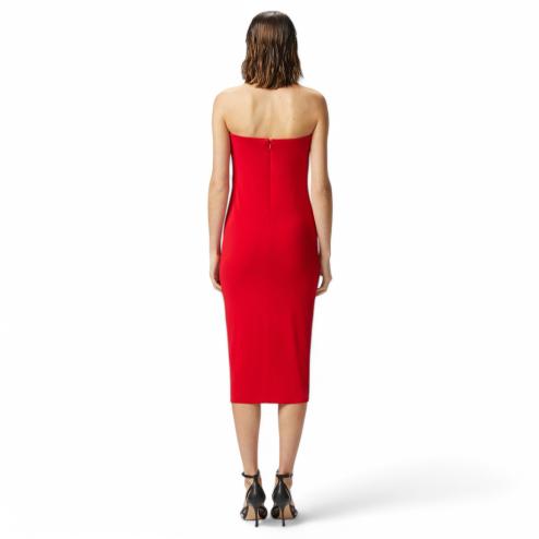 Pinko abito longuette rosso
