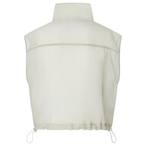 Pinko giacca smanicata leggera in organza