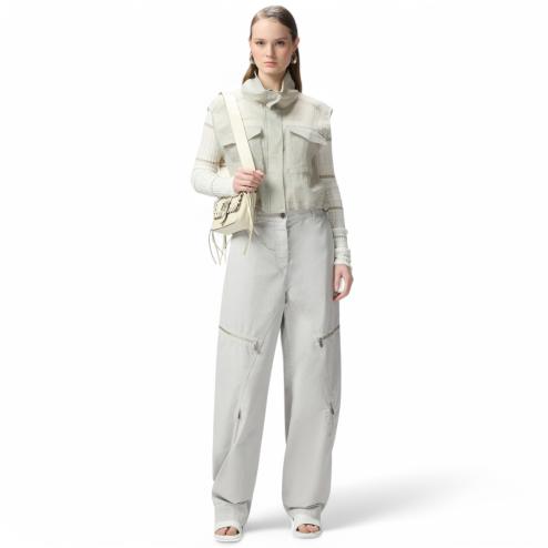 Pinko giacca smanicata leggera in organza
