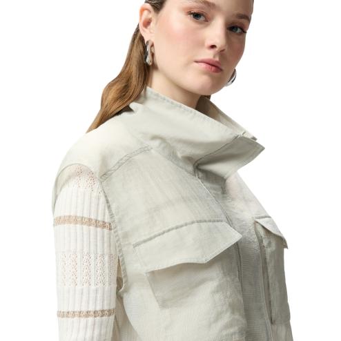 Pinko giacca smanicata leggera in organza