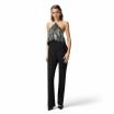 Pinko top corto in pailettes