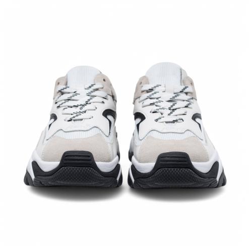 Ash Addict sneakers running bianco nero