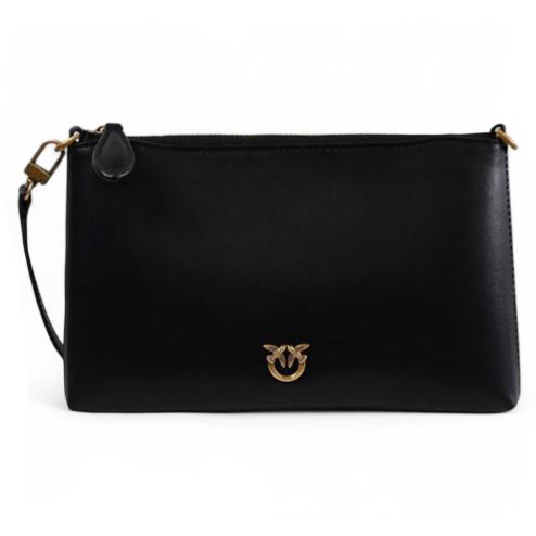 Pinko clutch bag Flat horizontal mini black