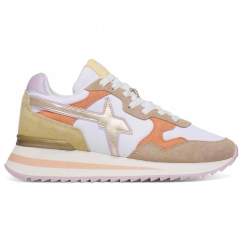W6YZ sneakers running Yak-W white beige peach