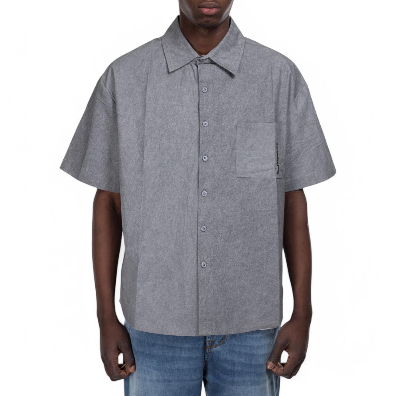 Acupuncture man shirt gray
