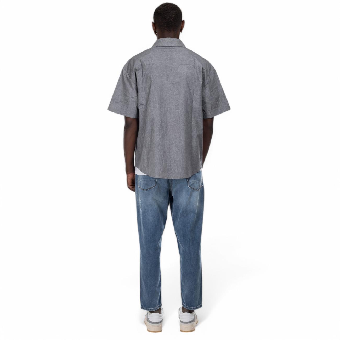 Acupuncture man shirt gray