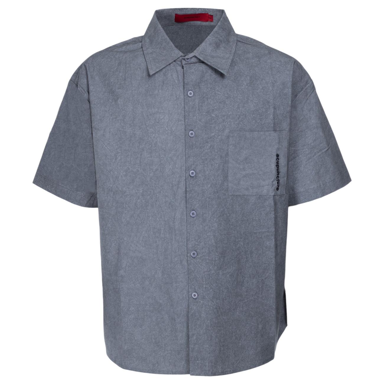 Acupuncture man shirt gray