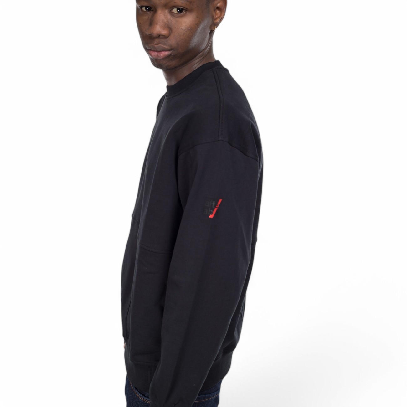 After Label sweatshirt black Crewneck