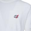 After Label t-shirt bianca