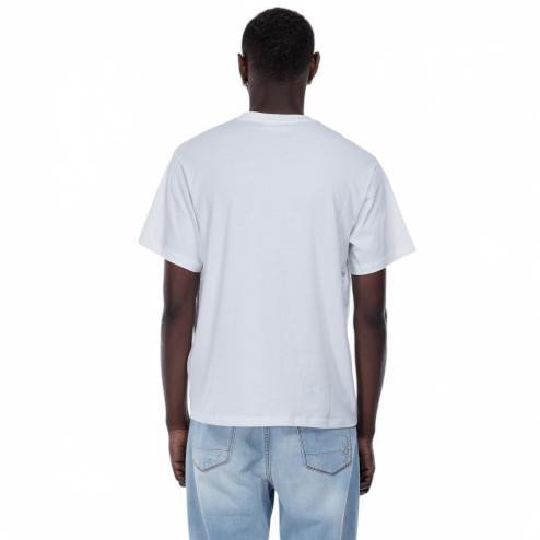 After Label t-shirt bianca