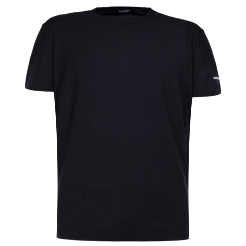 Dsquared2 tshirt nera logo basic