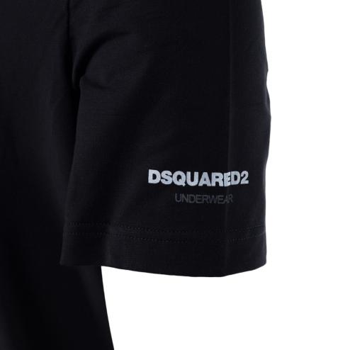 Dsquared2 tshirt nera logo basic