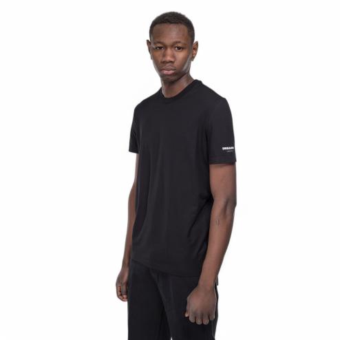 Dsquared2 tshirt nera logo basic
