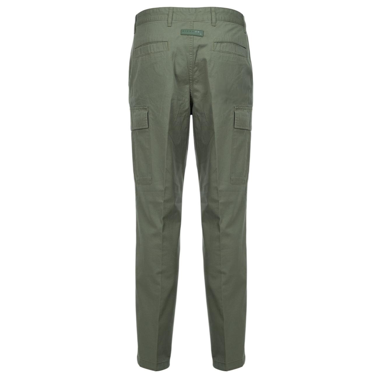 John Richmond pantalone cargo verde