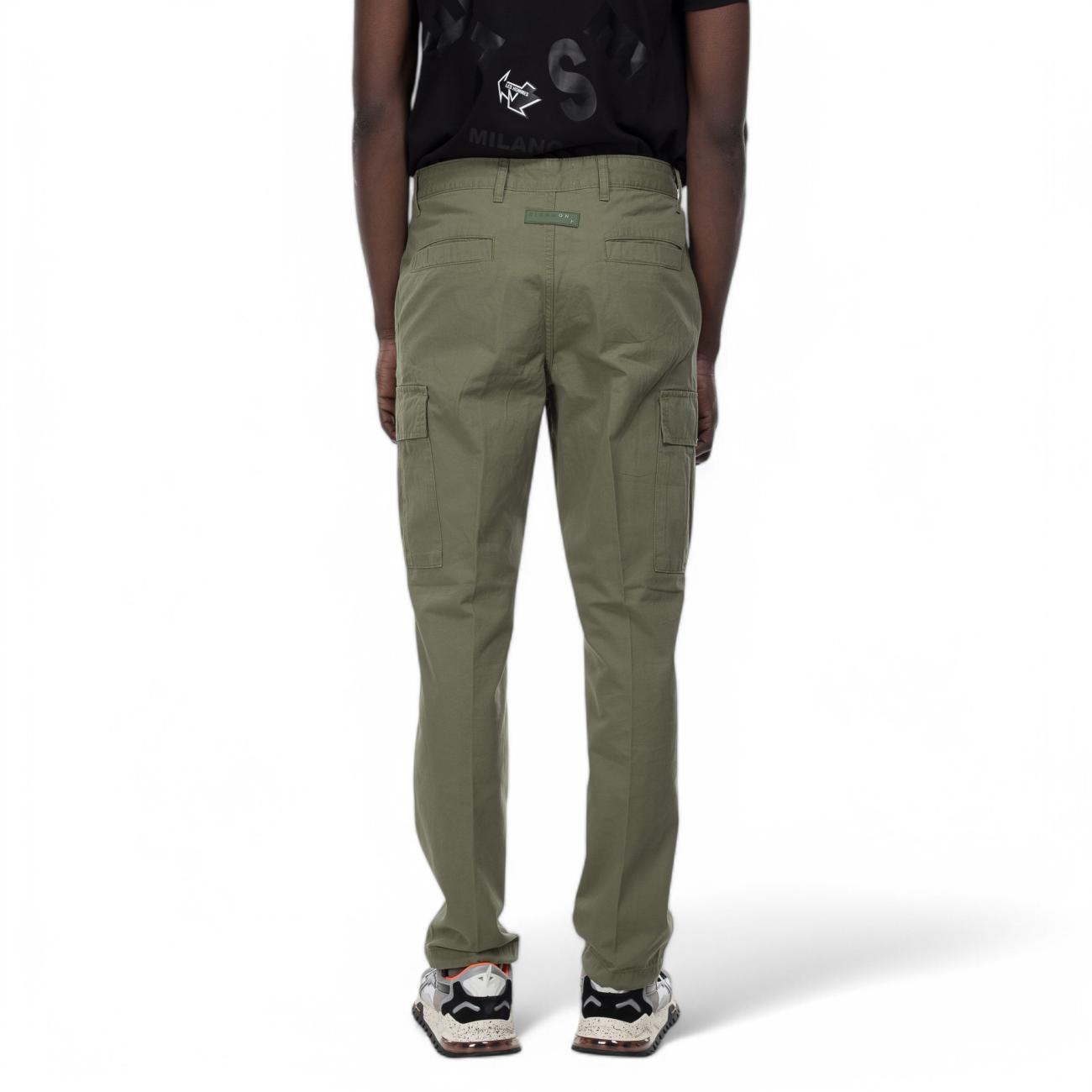 John Richmond pantalone cargo verde