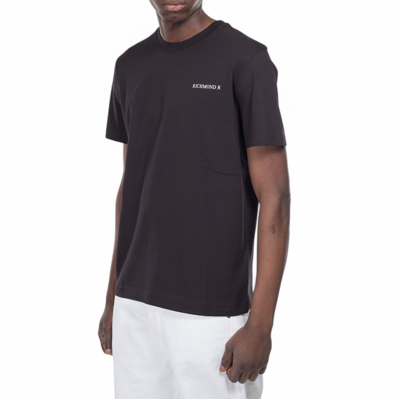 John Richmond t-shirt nera if you dont try