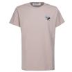 Les Hommes t-shirt beige con logo nero