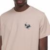 Les Hommes t-shirt beige con logo nero