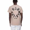 Les Hommes t-shirt beige con logo nero