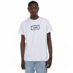 Les Hommes t-shirt bianca con logo nero