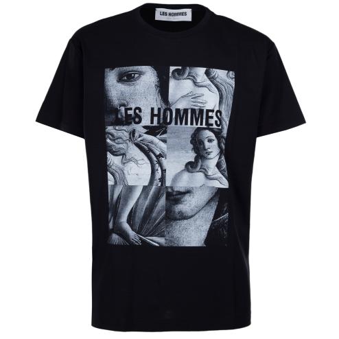 Les Hommes t-shirt nera botticelli