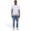 Moschino t shirt bianca stampa nera
