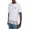 Moschino t shirt bianca stampa nera