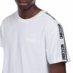 Moschino t-shirt bianca logo stripe