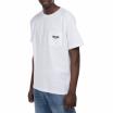 Moschino t-shirt bianca logo swim nero