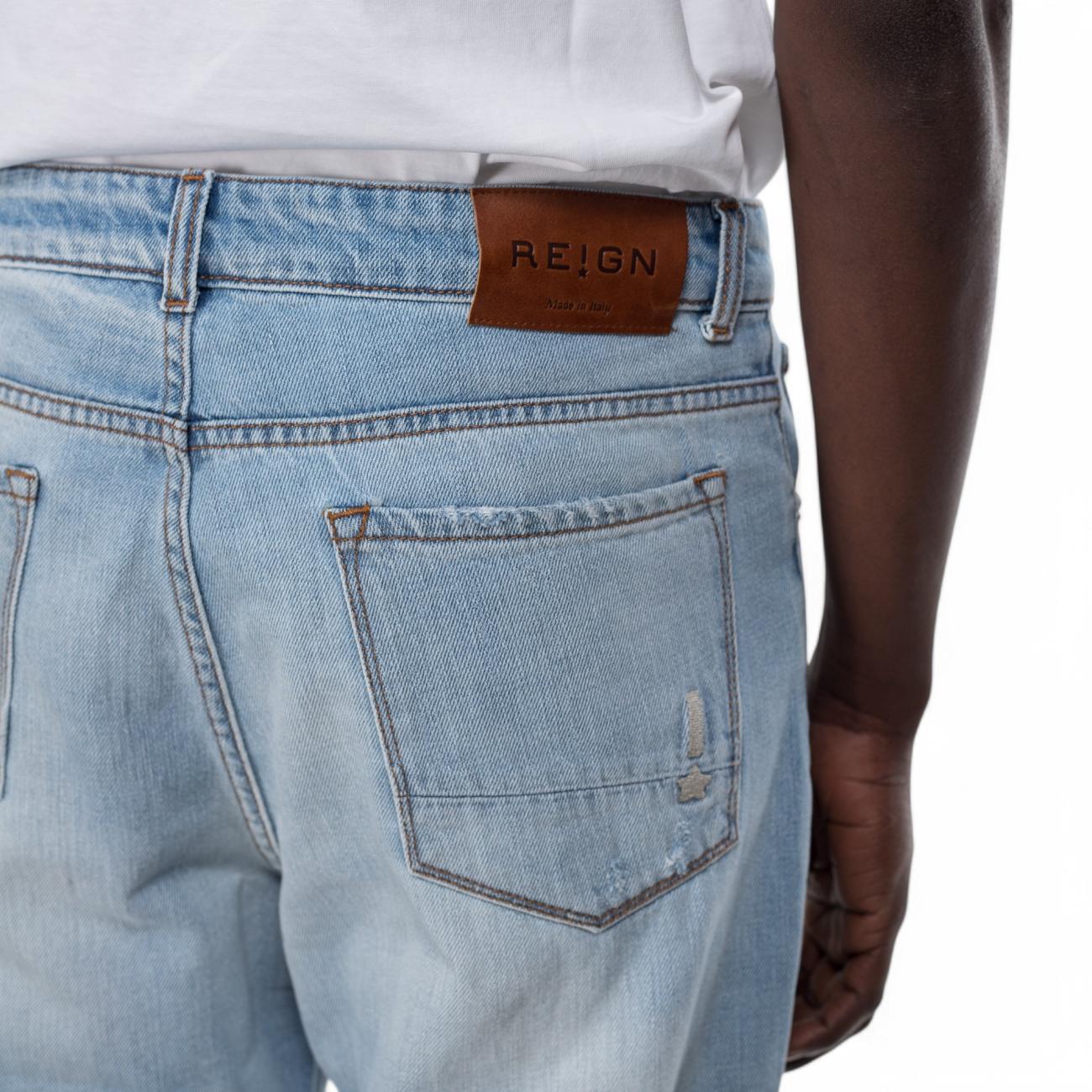 Reign jeans 5 tasche chiaro...