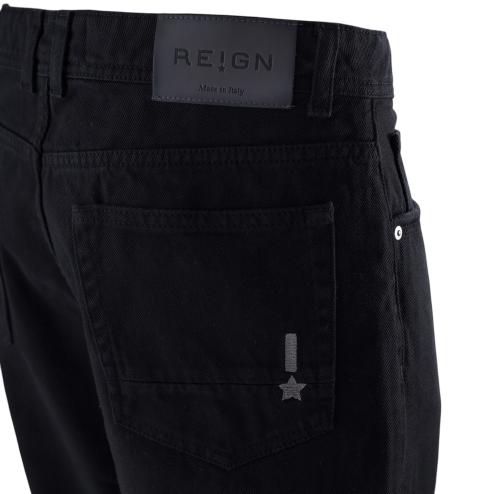 Reign jeans nero da uomo