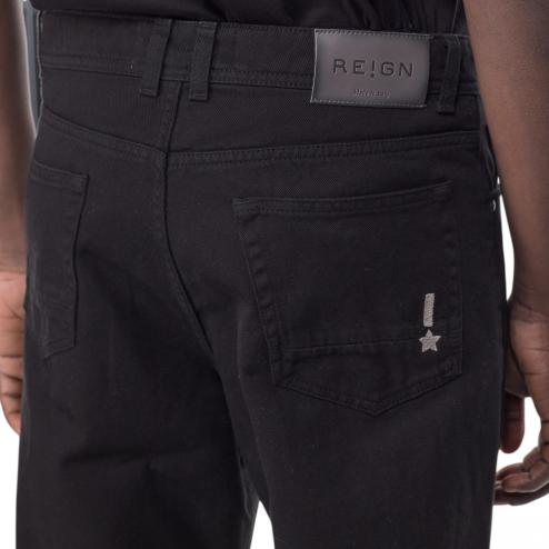 Reign jeans nero da uomo