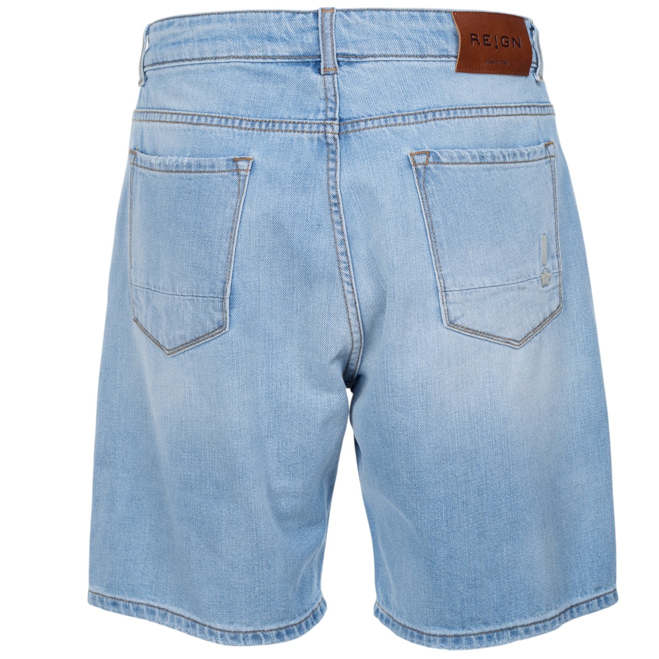 Reign bermuda di jeans da uomo
