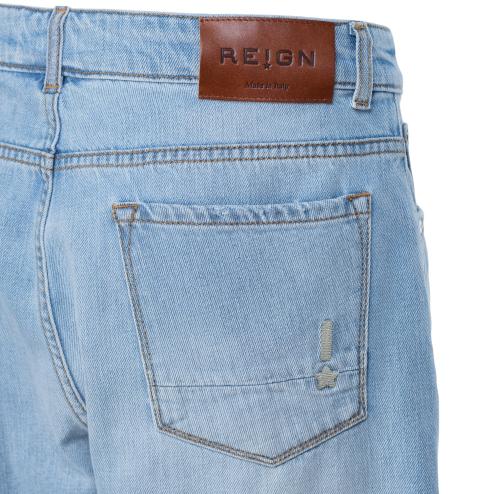 Reign bermuda di jeans da uomo