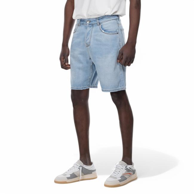 Reign bermuda di jeans da uomo