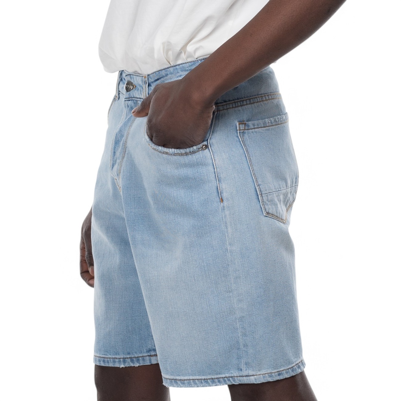 Reign bermuda di jeans da uomo